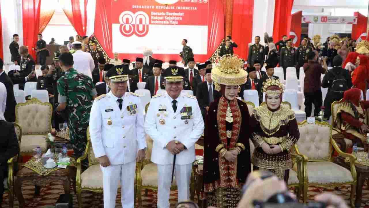 Saksikan Detik-Detik Proklamasi Virtual, Gubernur Herman Deru dan Forkopimda Bersatu dengan Istana Merdeka