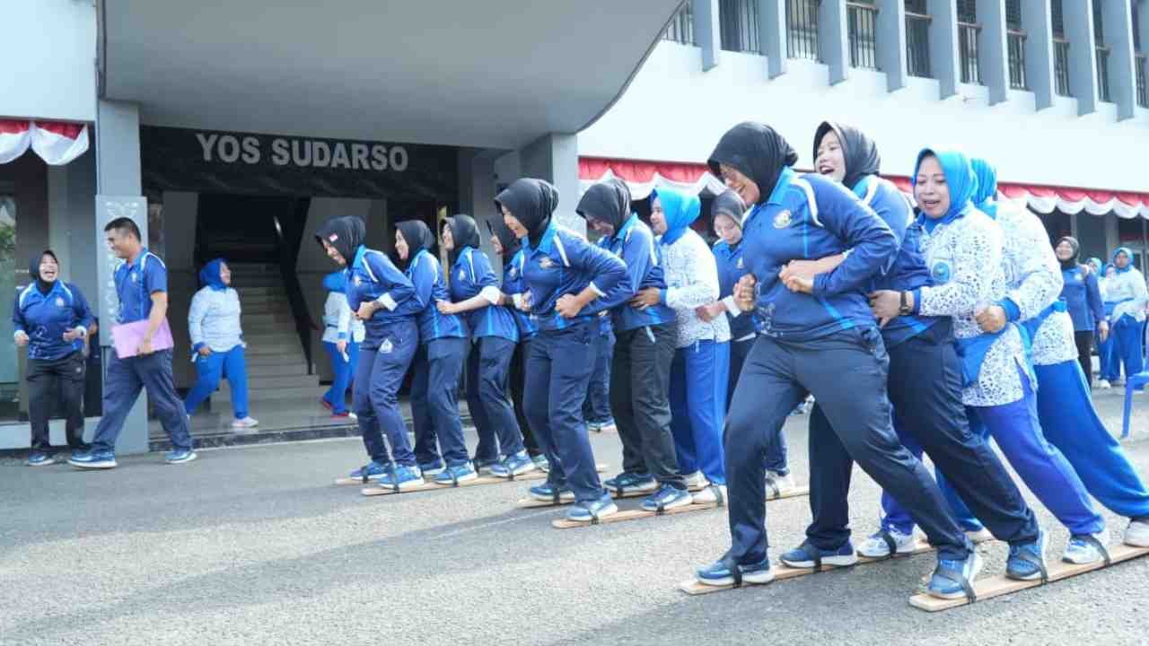 Sambut Tiga Momentum Bersejarah, Keluarga Besar Lanal Palembang Gelar Perayaan Penuh Semangat