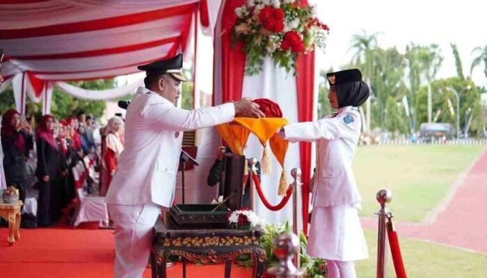 Upacara Penurunan Bendera di OKI Berjalan Khidmat, Jadi Penutup Peringatan HUT RI ke-80