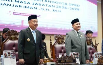 Wagub Sumsel Hadiri Pelantikan Anggota DPRD, Ganjar Iman Resmi Gantikan Samsul Bahri