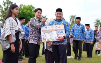 Apresiasi Pemkab OKI pada Peringatan Haornas, Puluhan Atlet Berprestasi Dapat Penghargaan
