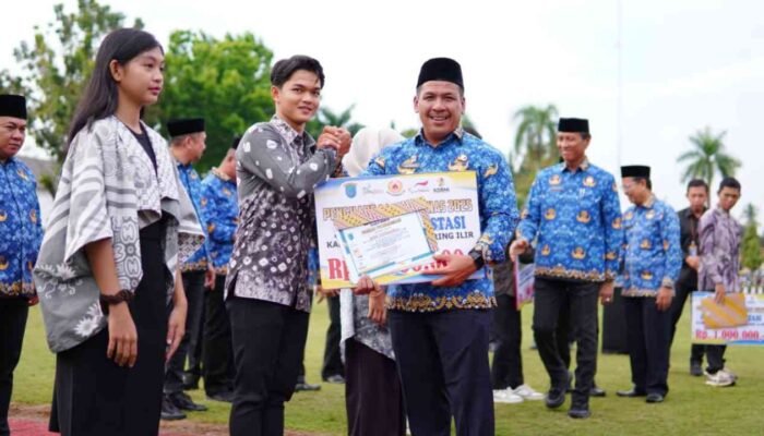 Apresiasi Pemkab OKI pada Peringatan Haornas, Puluhan Atlet Berprestasi Dapat Penghargaan
