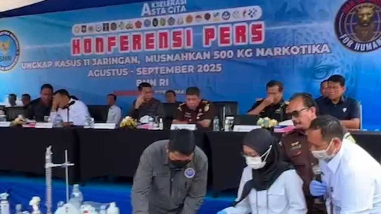 Aset TPPU Narkoba Jaringan OKI Rp 52 Miliar Dibongkar, BNN Sita Lebih dari 0,5 Ton Sabu dan Ganja