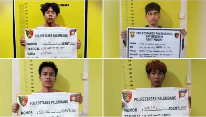 Bawa Sajam dan Bom Molotov, Empat Penyusup di Aksi Mahasiswa Palembang Ditangkap