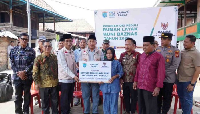 Bupati OKI dan Baznas Bersinergi, Bedah Rumah Warga Terdampak Bencana