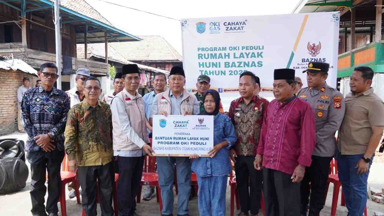 Bupati OKI dan Baznas Bersinergi, Bedah Rumah Warga Terdampak Bencana