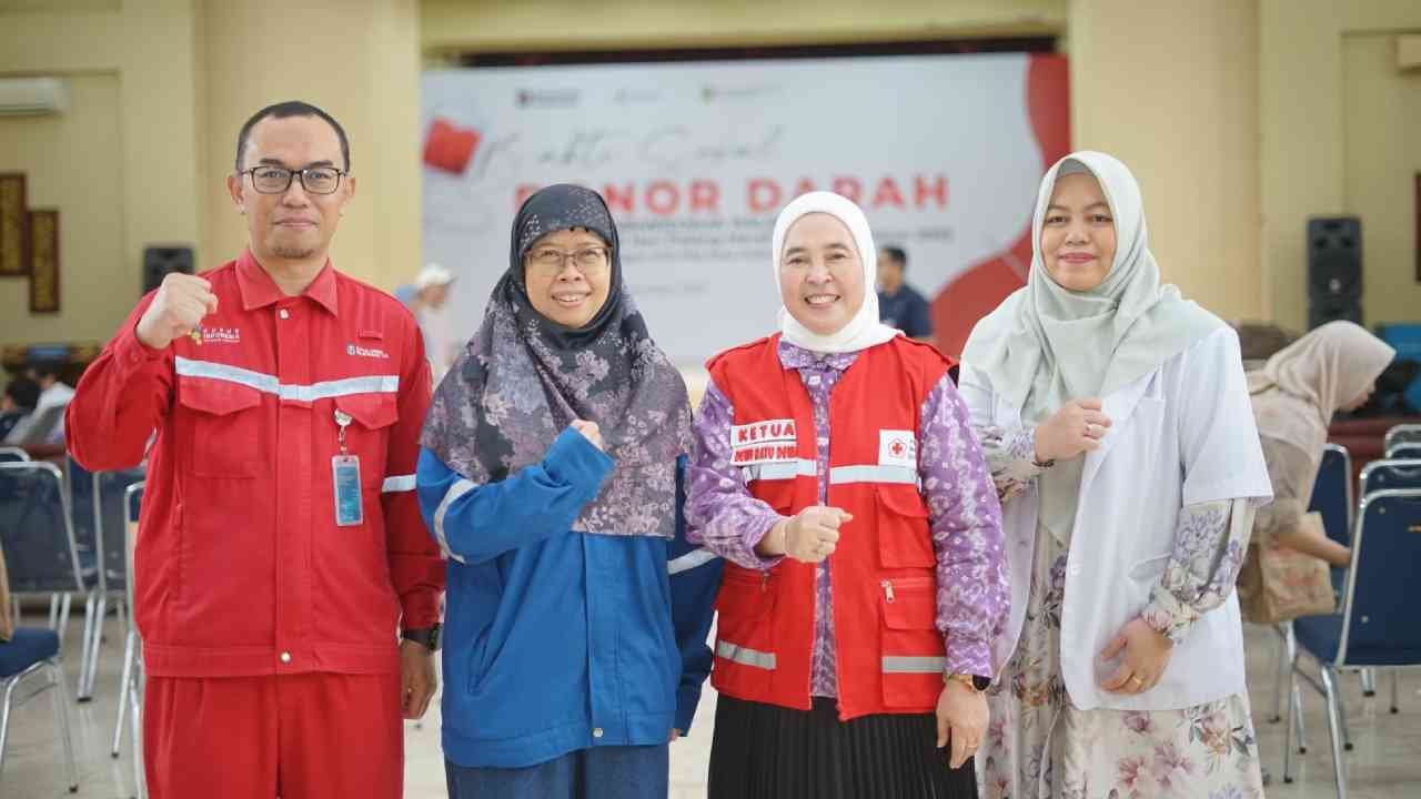Dari Karyawan Pusri untuk Warga Palembang, 371 Kantong Darah Jadi Harapan Baru untuk Hidup