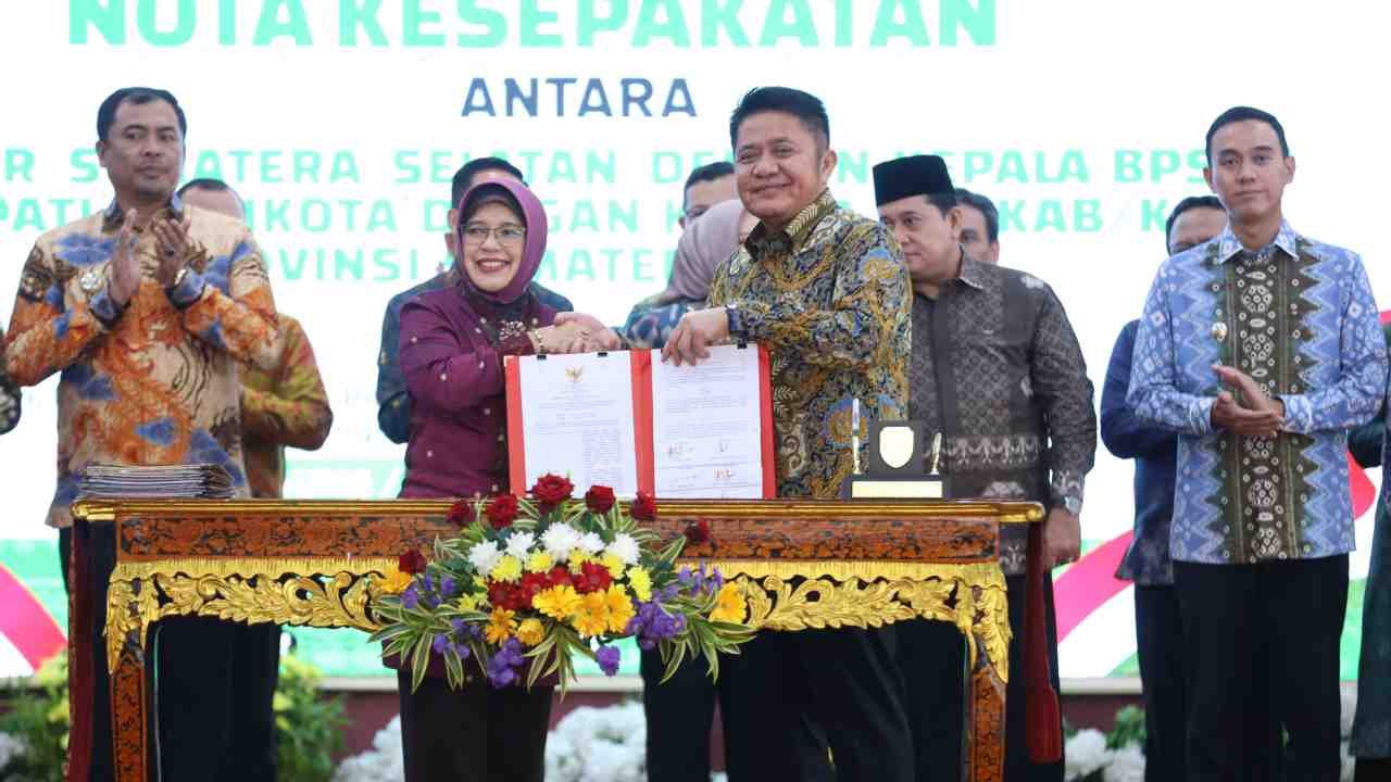 Ekonomi Sumsel Tumbuh Impresif, BPS RI Apresiasi Komitmen Kepala Daerah Bangun Berbasis Data