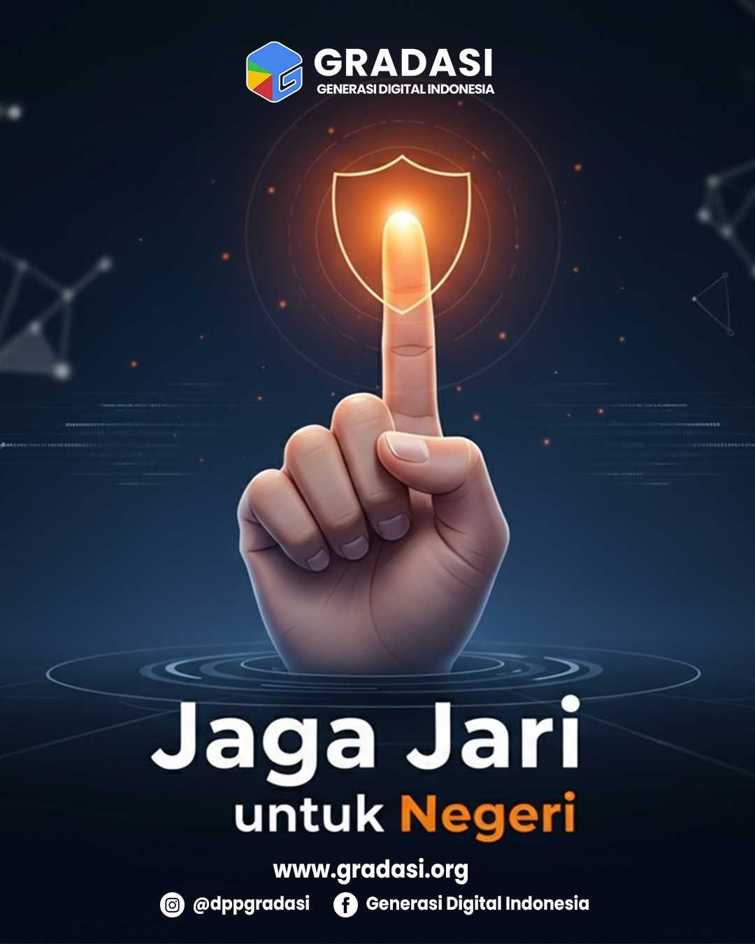 Hadapi Gejolak Sosial, GRADASI Luncurkan Gerakan Nasional ‘Jaga Jari untuk Negeri’