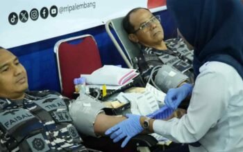 Lanal Palembang Gelar Donor Darah, Perkuat Solidaritas Kemanusiaan