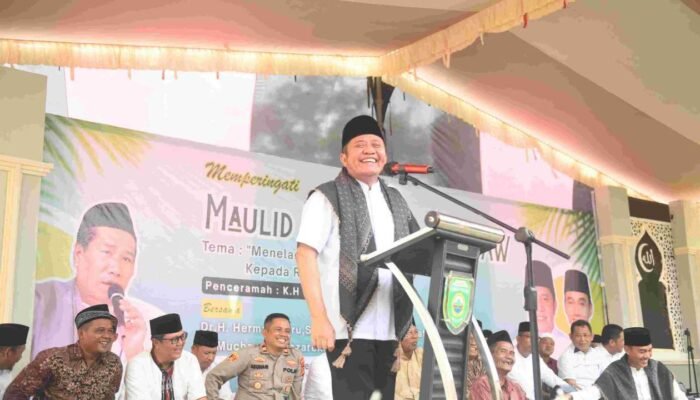 Meneladani Rasulullah, Gubernur Sumsel Ajak Warga OKI Makmurkan Masjid