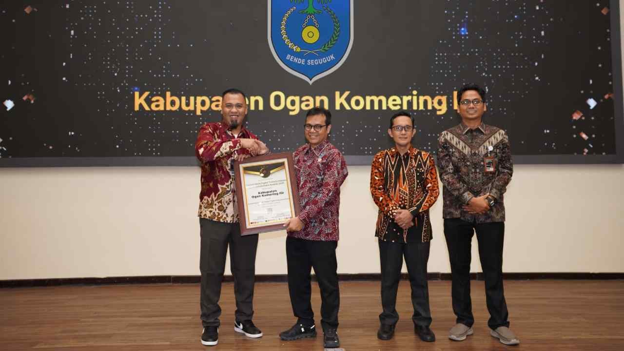 Pemerintah OKI Raih Pengakuan Nasional, Masuk 10 Terbaik Tata Kelola Digital