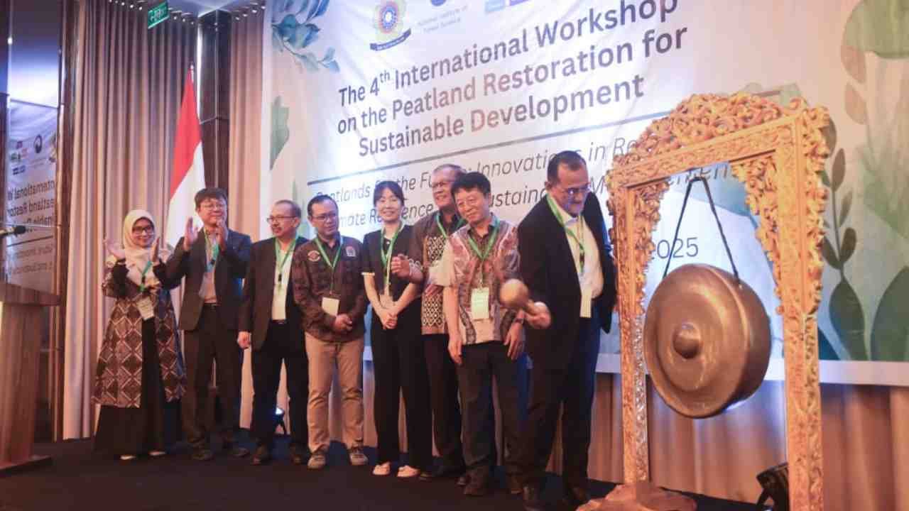 Pemulihan Ekosistem Gambut Jadi Prioritas, Sekda Sumsel Buka Workshop Internasional