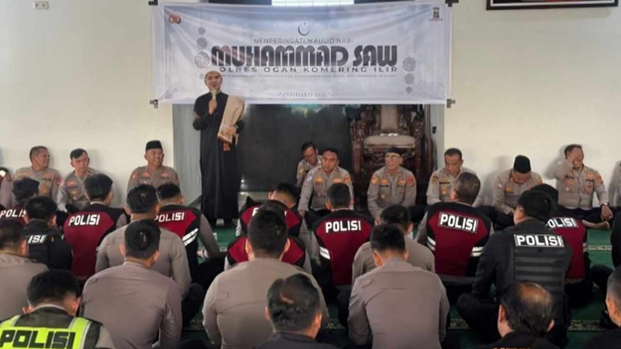 Peringatan Maulid Nabi, Polres OKI Perkuat Komitmen Polri Presisi