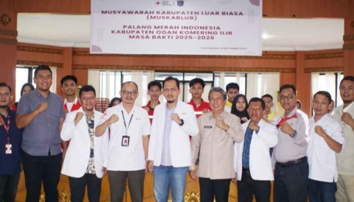 Pimpin PMI OKI, Dokter Masagus M. Hakim Siap Perkuat Organisasi Hingga Tingkat Kecamatan