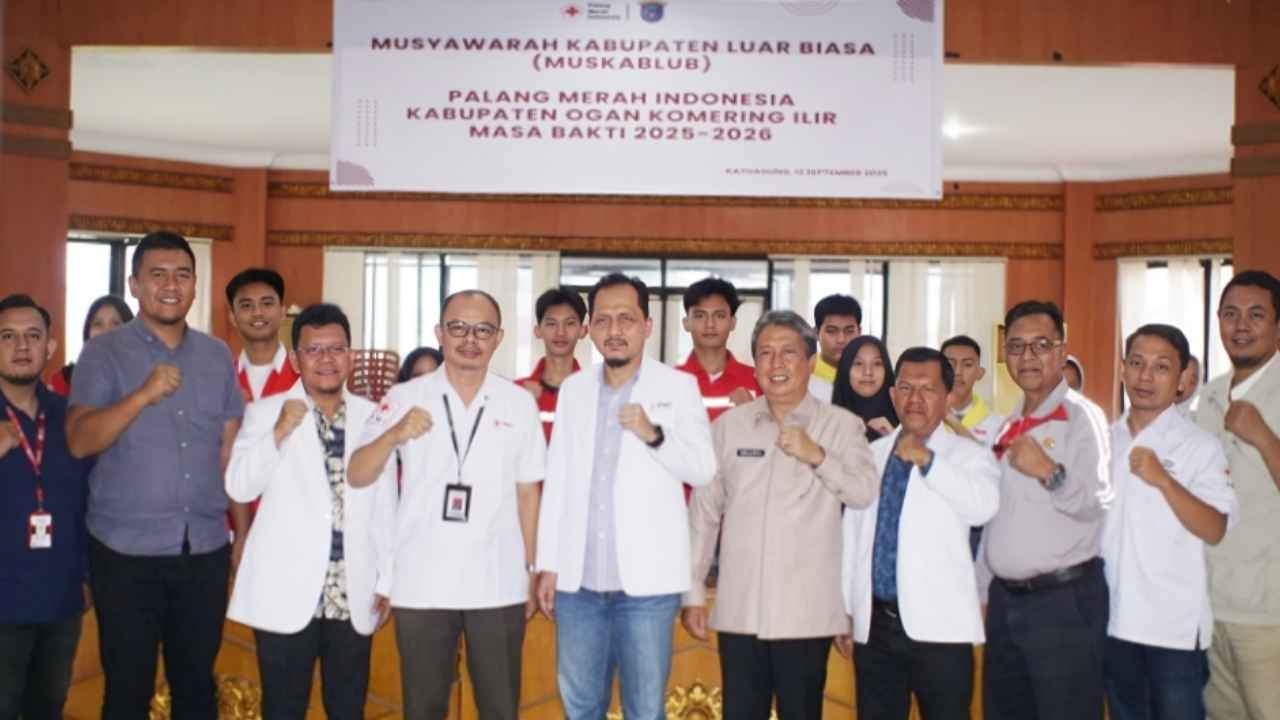 Pimpin PMI OKI, Dokter Masagus M. Hakim Siap Perkuat Organisasi Hingga Tingkat Kecamatan