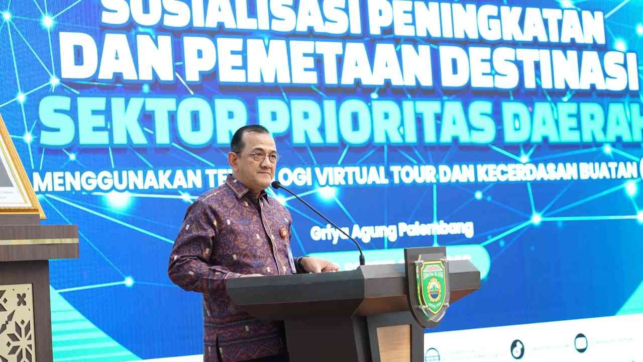 Sumsel Genjot Pariwisata Global, Sekda Dorong AI dan Virtual Tour sebagai Prioritas RPJMD