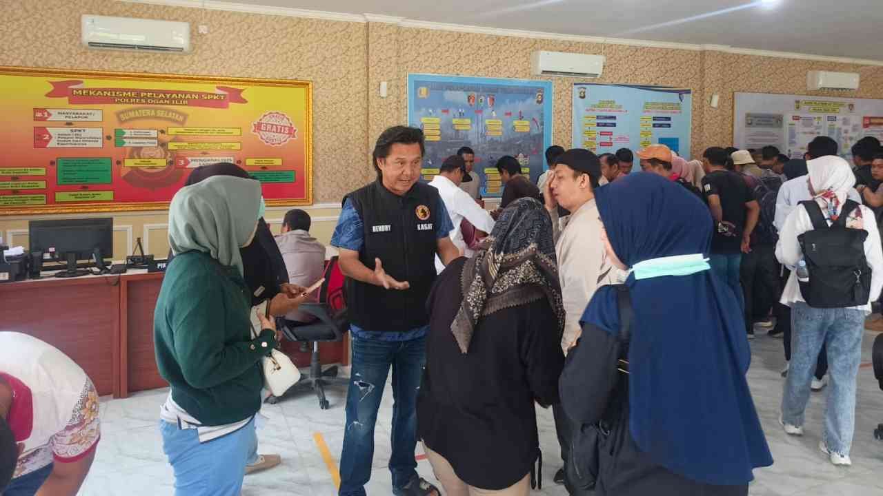 Tanpa Libur Demi Pelayanan, Polres Ogan Ilir Tetap Buka Layanan SKCK untuk Pendaftar PPPK