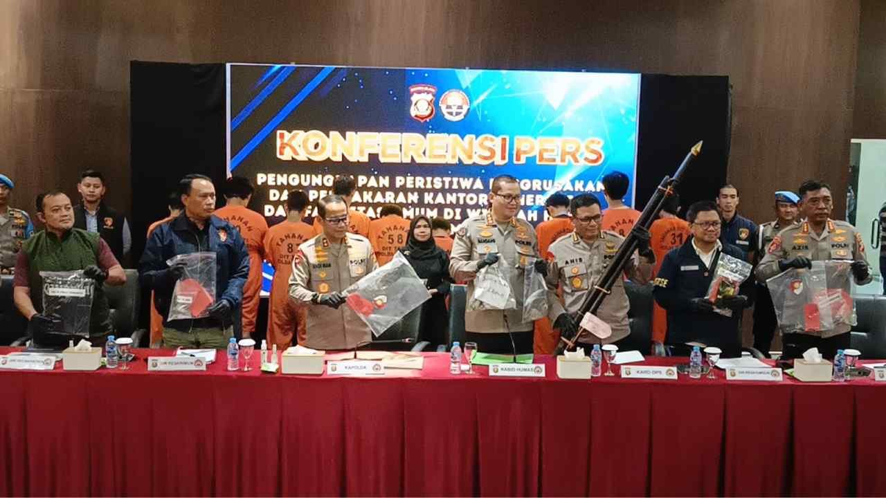 Terprovokasi Medsos hingga Bakar Fasilitas Publik, Polda Sumsel Ungkap Jaringan Anarkis, Ingatkan Orang Tua Waspadai Lingkungan Digital Anak