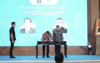 Tindak Lanjuti Arahan Presiden, Kemenkum Teken Kerja Sama Lintas Sektor untuk Perangi Ego Sektoral