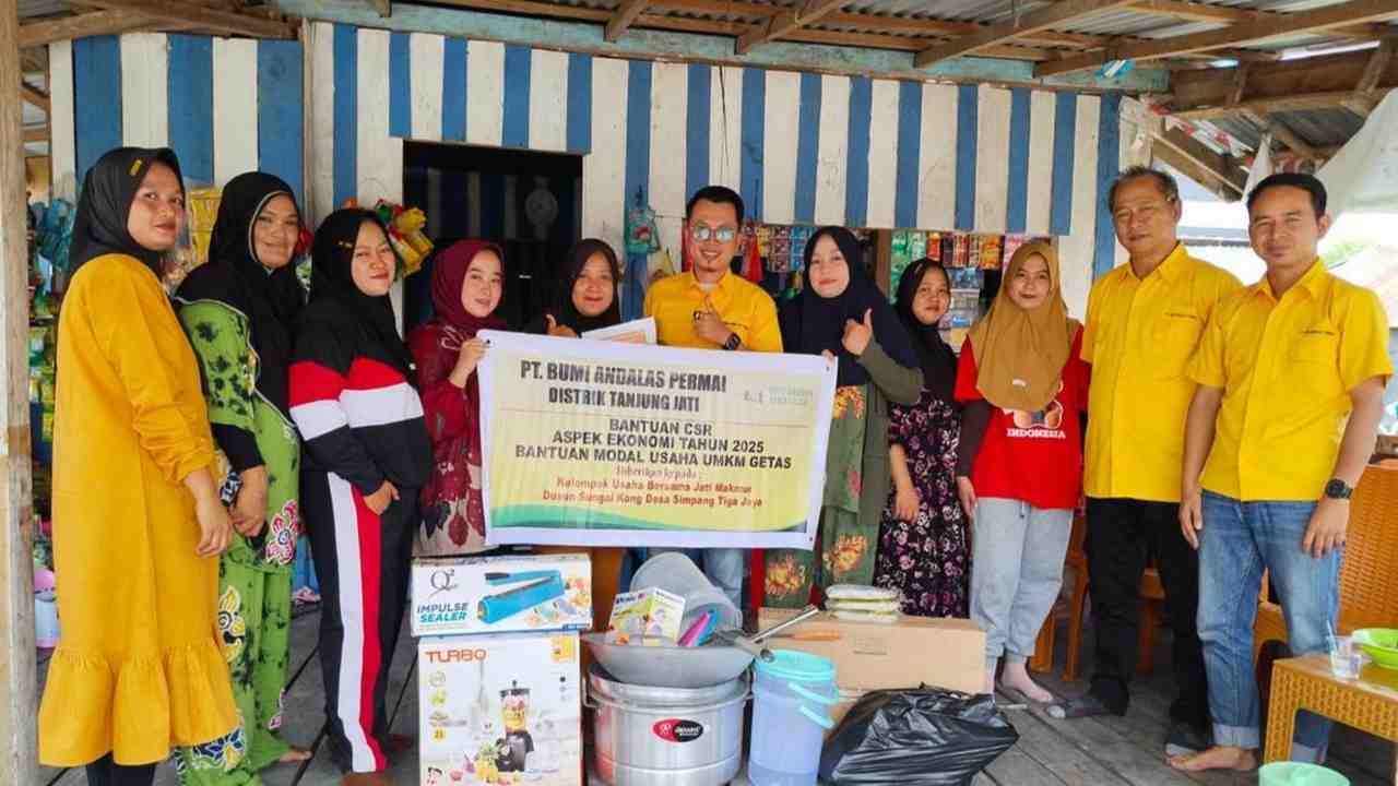 Dukung Kemandirian Lokal, Program CSR PT Bumi Andalas Permai (BAP) Kembangkan UMKM Getas di OKI
