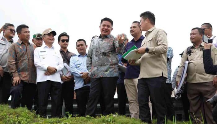 Dukung Lumbung Pangan Nasional, Pemprov Sumsel Tinjau Progres Cetak Sawah di Ogan Ilir