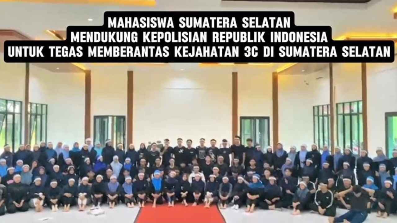 Dukungan Konsolidatif Mahasiswa untuk Polda Sumsel dalam Menindak Kejahatan 3C