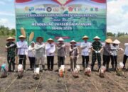 Dukungan Nyata Swasembada Pangan, Pemkab OKI Sukseskan Program Tanam Jagung Serentak Polri