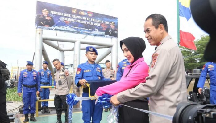 Kapolda Sumsel Perkuat Ditpolairud dengan Klinik Terapung, Jamin Akses Kesehatan Warga Pesisir