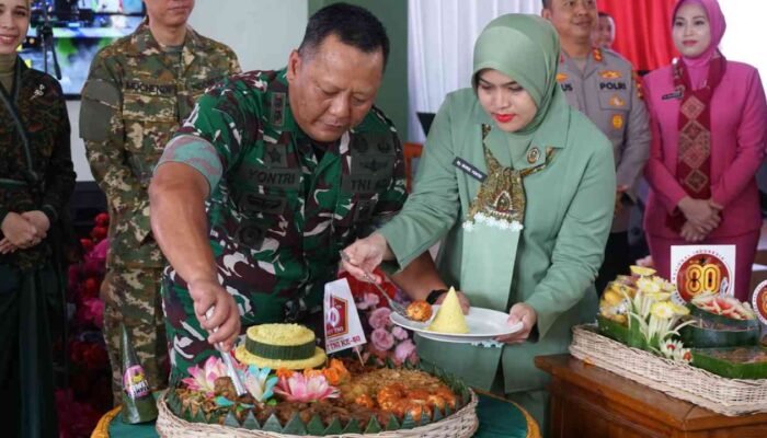 Kemanunggalan TNI-Rakyat, Kodim 0402/OKI-OI Tegaskan Komitmen Kedaulatan di Usia ke-80