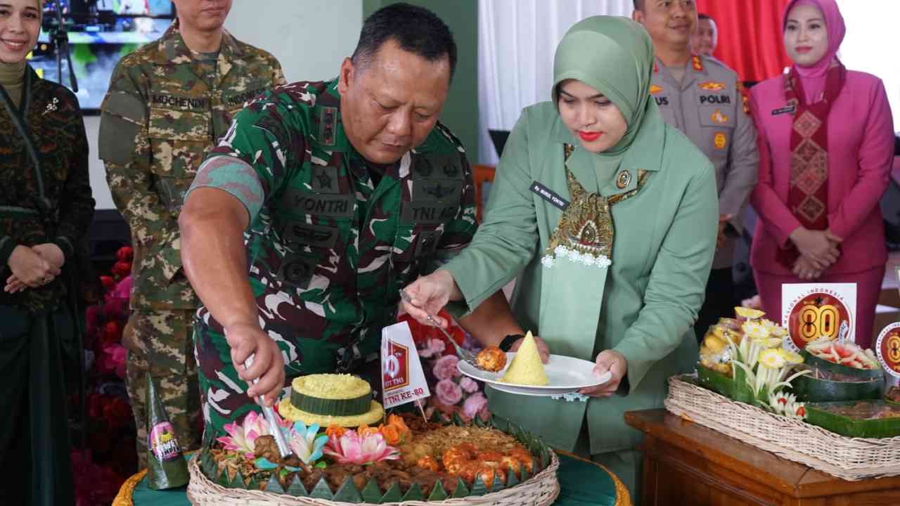Kemanunggalan TNI-Rakyat, Kodim 0402/OKI-OI Tegaskan Komitmen Kedaulatan di Usia ke-80