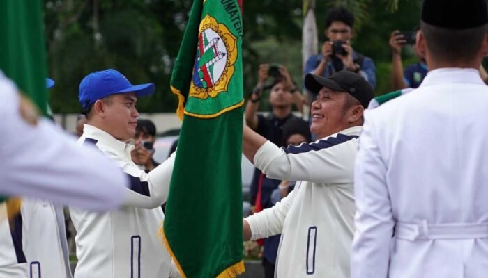 Pemprov Sumsel Lepas Kontingen, Mengemban Misi Catur Gatra Sukses Fornas Korpri XVII 2025