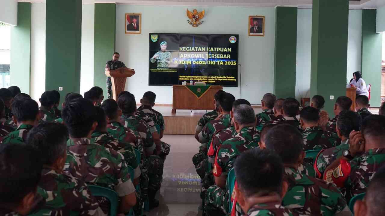 Peran Babinsa Semakin Krusial, Kodim 0402/OKI Formulasikan Ulang Pembinaan Teritorial Strategis