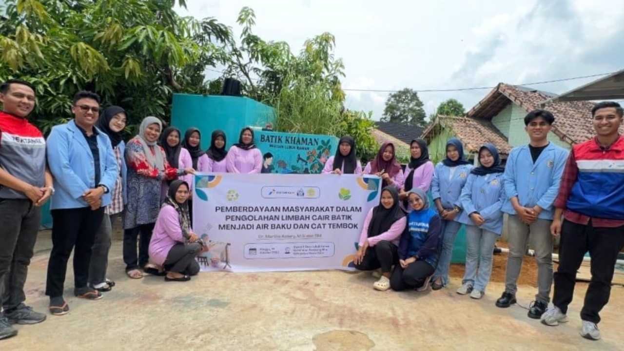 Pertamina Sulap Limbah Batik Jadi Cat Tembok Bernilai Ekonomi Tinggi