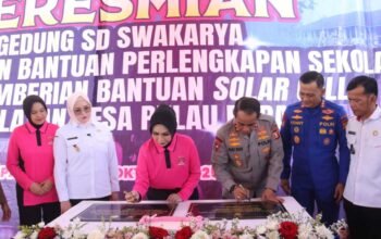 Polda Sumsel Renovasi SD Swakarya, Hadiah Akses Pendidikan untuk Anak Pesisir Borang