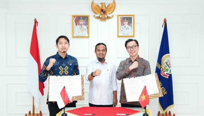 Vingroup Tandatangani Nota Kesepahaman Dengan BUMD Sulsel