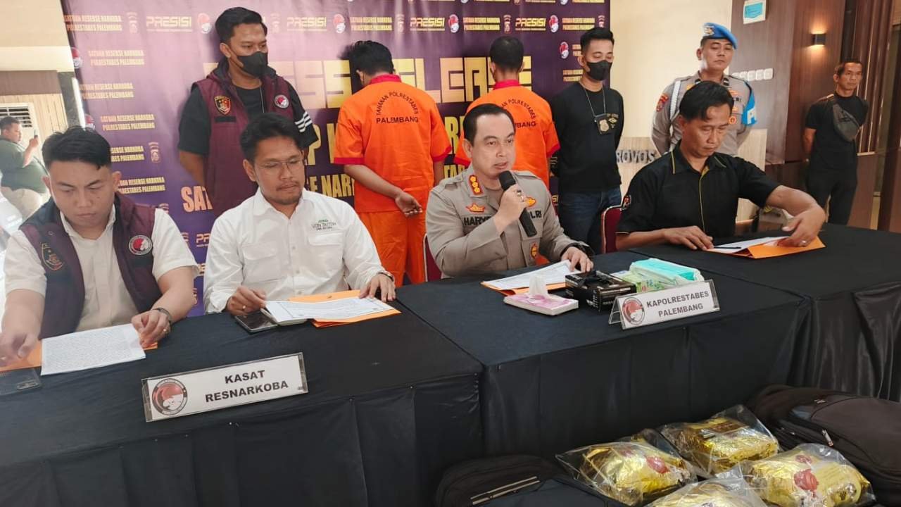 Jaringan Narkoba Aceh-Sumsel Dibongkar, 4,1 Kg Sabu Disita, Kurir Gunakan Aplikasi Rahasia Zangi