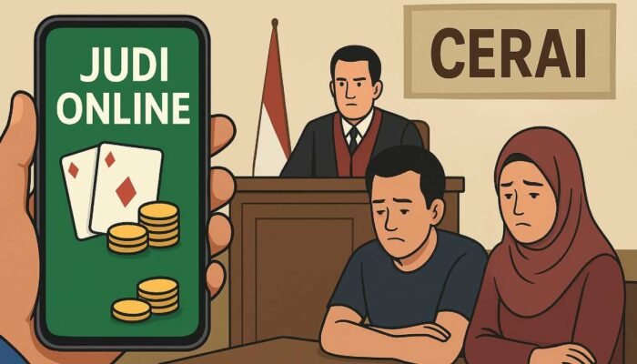 Judi Online Pemicu Perceraian Tertinggi di Palembang, Total Kasus Naik 5 Persen