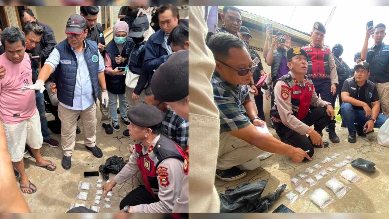 Sinergi Polda dan BNNP Sumsel Amankan 20 Terduga Pengedar Narkotika