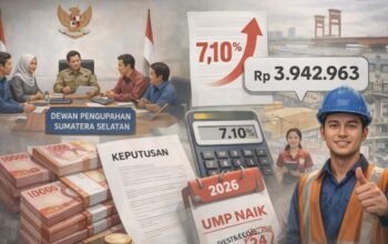 Dewan Pengupahan Sumsel Rekomendasikan Kenaikan UMP 2026 Sebesar 7,10 Persen
