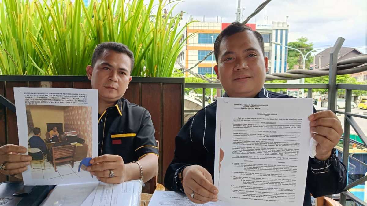 Dugaan Pelanggaran Etika di Polsek Rantau Bayur, Advokat Laporkan Penyidik ke Propam