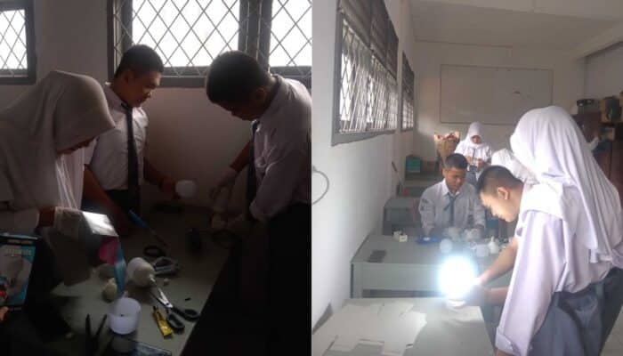 Holow LED Karya SMK Bina Bangsa Kayuagung Tembus 7 Besar Inovasi Nasional