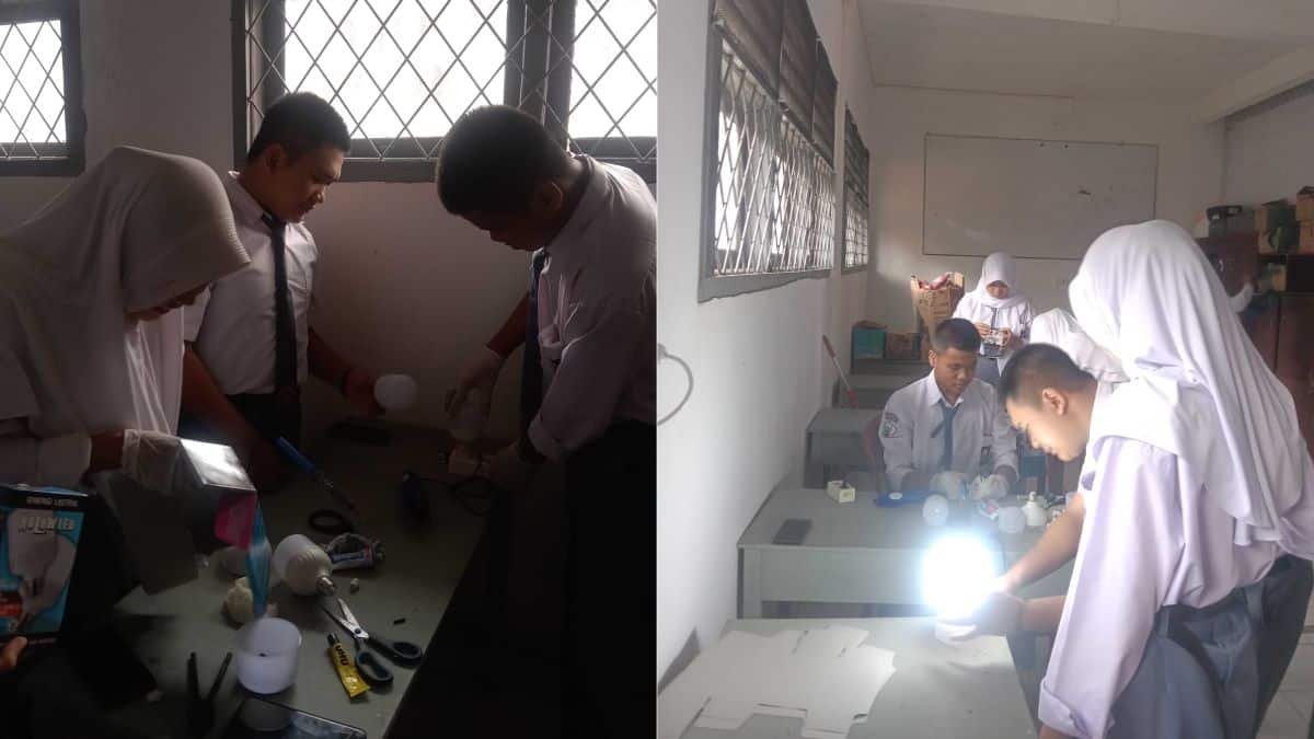 Holow LED Karya SMK Bina Bangsa Kayuagung Tembus 7 Besar Inovasi Nasional