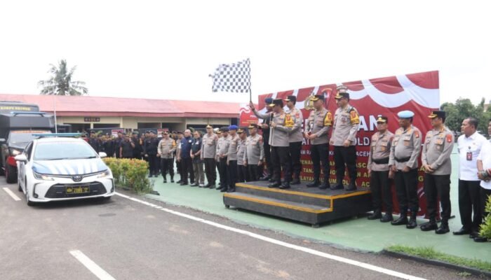 Misi Kemanusiaan, 100 Personel Brimob Polda Sumsel Bertolak ke Gayo Lues