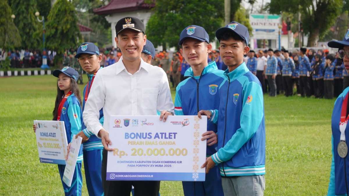 Pemkab OKI Salurkan Bonus Miliaran Rupiah untuk Atlet Berprestasi
