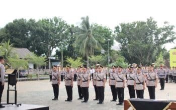 Rotasi Pejabat Polres OKI, Kapolres Tuntut Inovasi Kinerja dan Peningkatan Pelayanan Publik