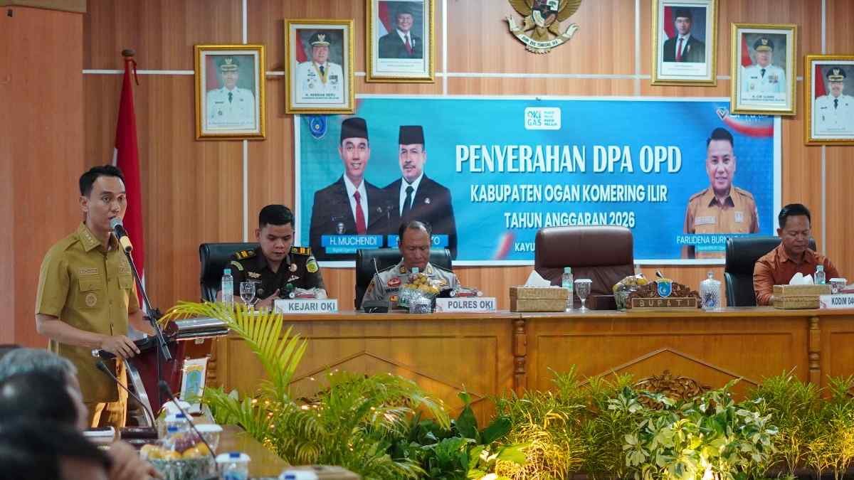 Anggaran OKI 2026 Turun Rp 245 Miliar, Bupati Muchendi Perintahkan Percepatan Realisasi