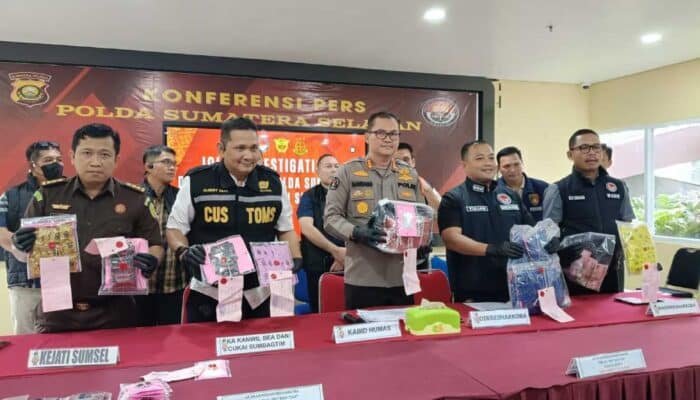 Polda Sumsel Mengungkap Modus Narkotika Etomidate dalam Bentuk Cartridge