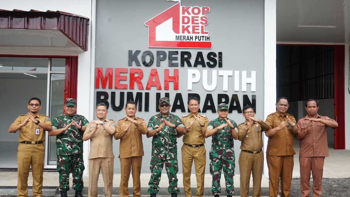 TNI Perkuat Ketahanan Ekonomi Desa melalui Koperasi Merah Putih di Ogan Komering Ilir