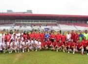 Berjersey “Zidane”, Ratu Dewa Buka Laga Eksibisi Korpri FC di Bumi Sriwijaya
